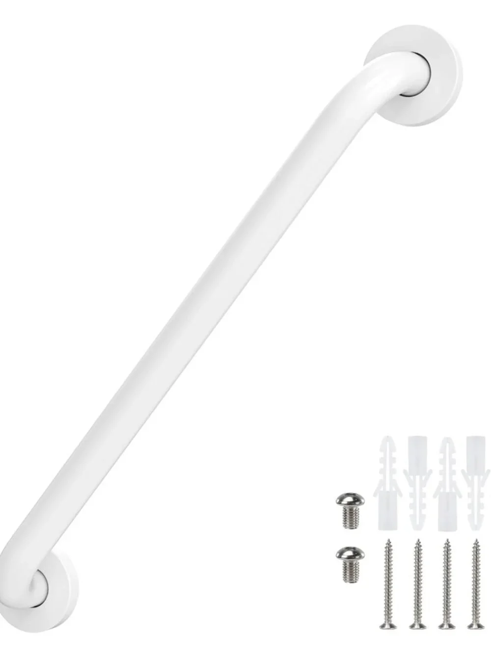 16 Inch Grab Bars for Bathtubs and Showers White, Safety Shower Grab Bars for Se